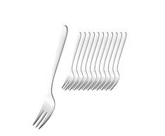 Esmeyer 175-057 12-teiliges Kuchengabel-Set Modell Tina, 18/0 Edelstahl poliert - elegant, preisgünstig, alltagstauglich.