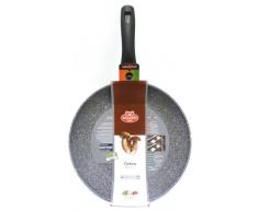 Ballarini Cortina Granitium Pfanne flach 28 cm 9H5F40.28 Bratpfanne mit hochwertiger GRANITIUM Antihaftbeschichtung