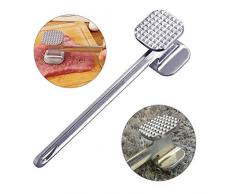 Kentop Fleischhammer Fleischklopfer aus Zinklegierung Fleischhammer 20CM