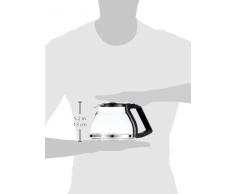 Melitta Haushaltsprod. Glaskanne Look IV 18,5 x 18,5 x 13,5 cm Schwarz / Edelstahl