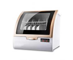 TischgeschirrspüLer Klein, Haushalt Automatische Tragbare Waschmaschine Freie Installation Kompakte SpüLmaschine Mit 360° SprüHsystem, Doppelte Trocknung