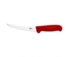 Victorinox Fibrox Ausbeinmesser, 15cm, Gebogen/Schmal, Flexibel, Rutschfest, rostfrei, edelstahl, spülmaschinengeeignet, rot