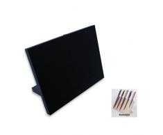 GÜDE 5370 Messerblock magnetisch 28,5 x 22,5 x 11 cm Buche schwarz
