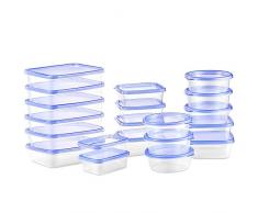 Deik Frischhaltedose Set, Frischhaltedosen 20 Teile BPA freies, Geeignet für Mikrowelle, Gefrierschrank und Spülmaschine