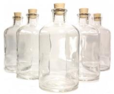 3 Apothekerflaschen 1000 ml Glas Flaschen leer Essigflaschen Ölflaschen Schnapsflaschen Likörflaschen zum selbst befüllen VERSAND INNERHALB 24 STD!