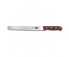 Victorinox Rosewood Schinkenmesser, 25cm, mit Holzgriff, Runde Klinge, rostfrei, Edelstahl, spülmaschinengeeignet
