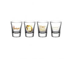 Herr der Ringe Gläserset Der Eine Ring Shot Glasses 4tlg in Geschenkbox 5cl