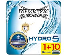 Wilkinson Sword Hydro 5 Herren Rasierer Starterset mit 10 Rasierklingen (briefkastenfähig)