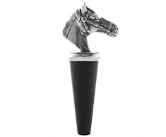 English Pewter Company Weinflaschenverschluss mit Pferdekopf [BOT211]