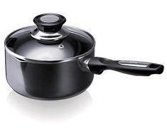 Beka 13076174 Stielkasserolle antihaft mit Glasdeckel 16 cm Pro Induc