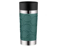 alfi 5635.293.035 Coffee To Go Trinkbecher isoMug Plus Soft, Edelstahl Sea Pine 0,35 l, Spülmaschinenfest, zerlegbarer Verschluss, 4 Stunden heiß