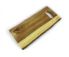Servierbrett aus Akazienholz - mit Griff / Abmessung: 46 x 20 x 2,3 cm