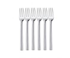 Silit Cover Kuchengabel Set, 6-teilig, Crominox Edelstahl poliert, glänzend, spülmaschinengeeignet