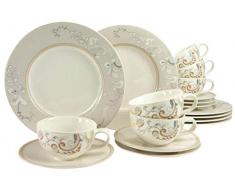 CreaTable 16663, Serie Palacio, Geschirrset Kaffeeservice 18 teilig