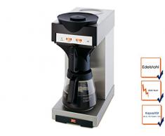 Profi Melitta Filter-Kaffeemaschine mit Glaskanne, bis zu 125 Tassen / Stunde; M170M GGG