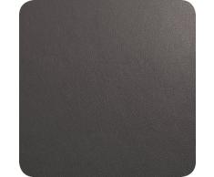 ASA Table Tops Glasuntersetzer, Lederoptik, 4er Set, Kunstleder, Dunkelgrau, B 10 cm, 7837420