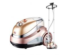 YAMMY Upright Garment Steamer, Vertikal 10 Dateien Dampfbügelautomat Bügelmaschine Bügeleisen Bügelmaschine 2000W, Rot-29 * 35 * 24Cm