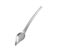 Silberner Dessertlöffel, Essenslöffel, praktischer fester Löffel zum Dekorieren des Dessert-Restaurant-Cafés(large)