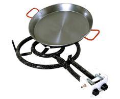 Garcima Rechaud + Paëlla-Pfanne, 2 Rampen, Durchmesser 40 cm, Durchmesser 42 cm