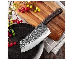 Handgemachte Küche Chinese Chef Fleisch-Schneide Cleaver Schneiden von Gemüse Fischfilet Messer Edelstahl (Color : Forged Knife, Size : 7 inch)