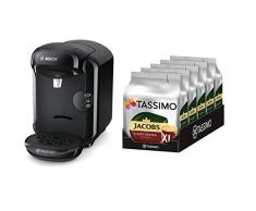 Bosch Tassimo TAS1402 Kapselmaschine + Tassimo Jacobs Caffè Crema Classico XL, 5er Pack Kaffee T Discs (5 x 16 Getränke)