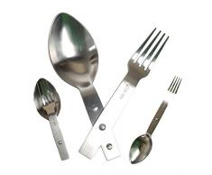 Klappessbesteck S/Steel (Miltec®-Göffel) [Misc.]