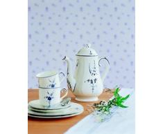 Villeroy & Boch Vieux Luxembourg Untertasse, 14 cm, Premium Porzellan, Weiß/Blau