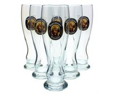 6 Stück Franziskaner Weissbier Gläser 0,3l