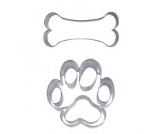 Städter Ausstechformen-Set Hundesnack, 2-teilig, ca. 7,5–9,5 cm