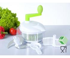 Multi Küchenhelfer Küchen Gerät Salat Schleuder Eitrenner Rührer Messer 6 TLG.