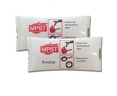 2er-Pack Feuerlöscher Brandklasse F | MPST Fettbrand-Löschpolster | Neuentwicklung für Fettbrände in Pfanne, Topf, Fritteuse im Haushalt, Küche | Brandschutz-empfehlung zu Rauchmelder - Feuermelder