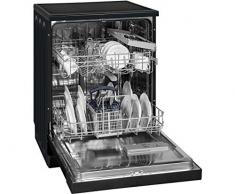 Exquisit GSP 3313-7sw Stand-Geschirrspüler - 60 cm, Schwarz, A++