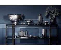 Georg Jensen - Manhattan - Eiseimer mit Zange - Edelstahl poliert - 1,5 Liter - Höhe 18,1 cm Ø 14,6 cm