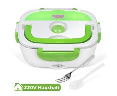 Yissvic Elektrische Lunchbox Speisenwärmer Edelstahl Warmhaltebox Tragbare 1,5L Food Box für Nahrung(Verpackung MEHRWEG)