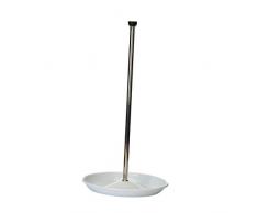 VANKOA Edelstahl Weinkaraffe Halter Trockenständer Plus Wäscheständer Display - Weiß