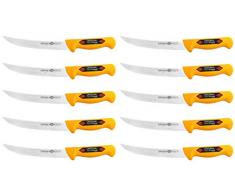 10 x Sparpack Solingen® Eikaso® Stechmesser Schlachtermesser, Metzgermesser Butcher Knife Zerlegemesser 18cm