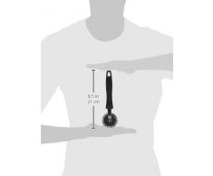 FMprofessional Teigrädchen 20 cm CHEF (Farbe: Edelstahl/Schwarz), Menge: 1 Stück