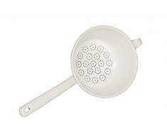 Riess Passiersieb - Küchensieb - Emaille - Ø 16 cm - weiß