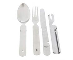 perfeclan Camping Besteck Set Geschirr Esszimmer Küchengabel Messer Löffel