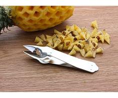YOSIYO Nützliche Frucht-Ananas Peeler Corer Pineapple Peeler,Fruit Corer,Pineapple slicers Slicer Clip Cutter einfacher Ananas Obstsalat Werkzeuge Küchenzubehör