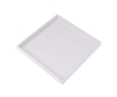 SimpleLife Holz Tablett Dekorative Couchtisch Parfüm Wohnzimmer Esszimmer Küche Serviertablett Obstteller Foto Requisiten Moderne Weiß