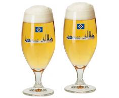 2er Set Biertulpe Biergläser Bierglas Glas Hamburger SV HSV