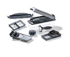 Genius Nicer Dicer Plus (12 Teile) Gemüseschneider Zwiebelschneider Pommesschneider Obstschneider Allesschneider - Würfeln/Stifteln/Schneiden/Schälen/Aufbewahren