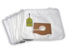 eVendix Staubsaugerbeutel passend für Fakir S 200-250 Serie | 10 Staubbeutel + 1 Mikro-Filter | ähnlich wie Original-Beutel: 2412 805