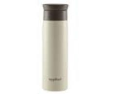eppikan® Edelstahl Thermobecher- Isolierbecher, Kaffee-to-go Becher, 350 ml, 500 ml Travel Mug, Autobecher, eppiToGo, 100% auslaufsicher mit hygienischer 360°-Trinköffnung (Ivory, 500 ml)