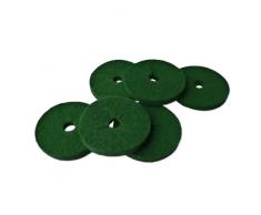 The Felt Store Tropfring Weinkragen Tropfenfänger aus Filz, grün - 6 Stück