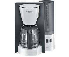 Bosch TKA6A041 ComfortLine Filterkaffeemaschine, Aroma+, Aromaschutz-Glaskanne, Auto-Off wählbar, abnehmbarer Wassertank, 1200 W, weiß