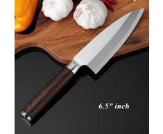 NLJYSH Robustem Küchenmesser Set Edelstahl Japan Sharp Santoku Kochmesser Cleaver Raw Fischfilet Lachs Boning Messer hochwertigem Multipurpose Use (Color : 6.5 inch)