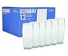 Van Well 6er Set Bierglas Willibecher 0,5l geeicht
