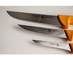Schlachtmesser Profi- Metzgermesser 3er Set mit Soft Ergo Griff